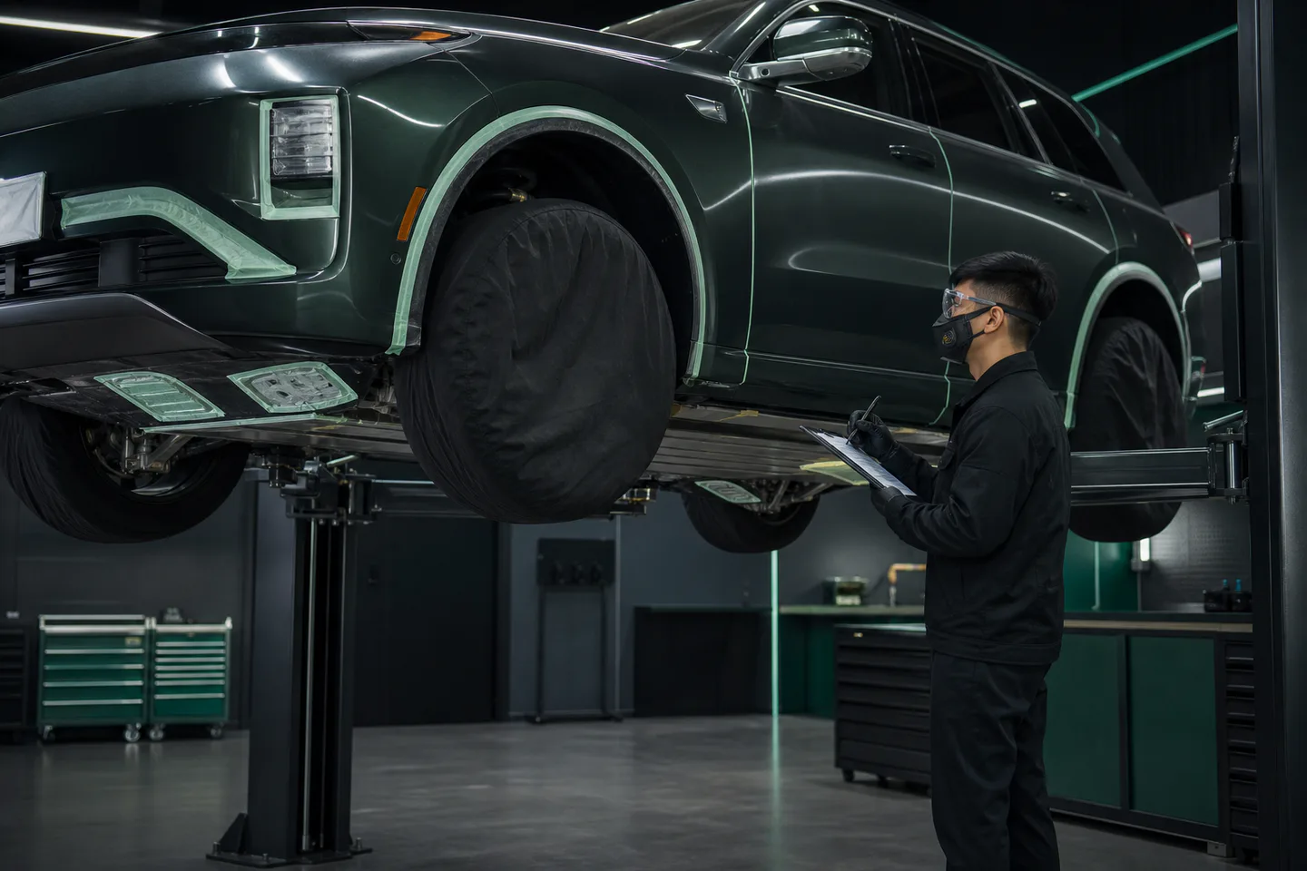 Контроль антикоррозийной защиты кузова Li Auto