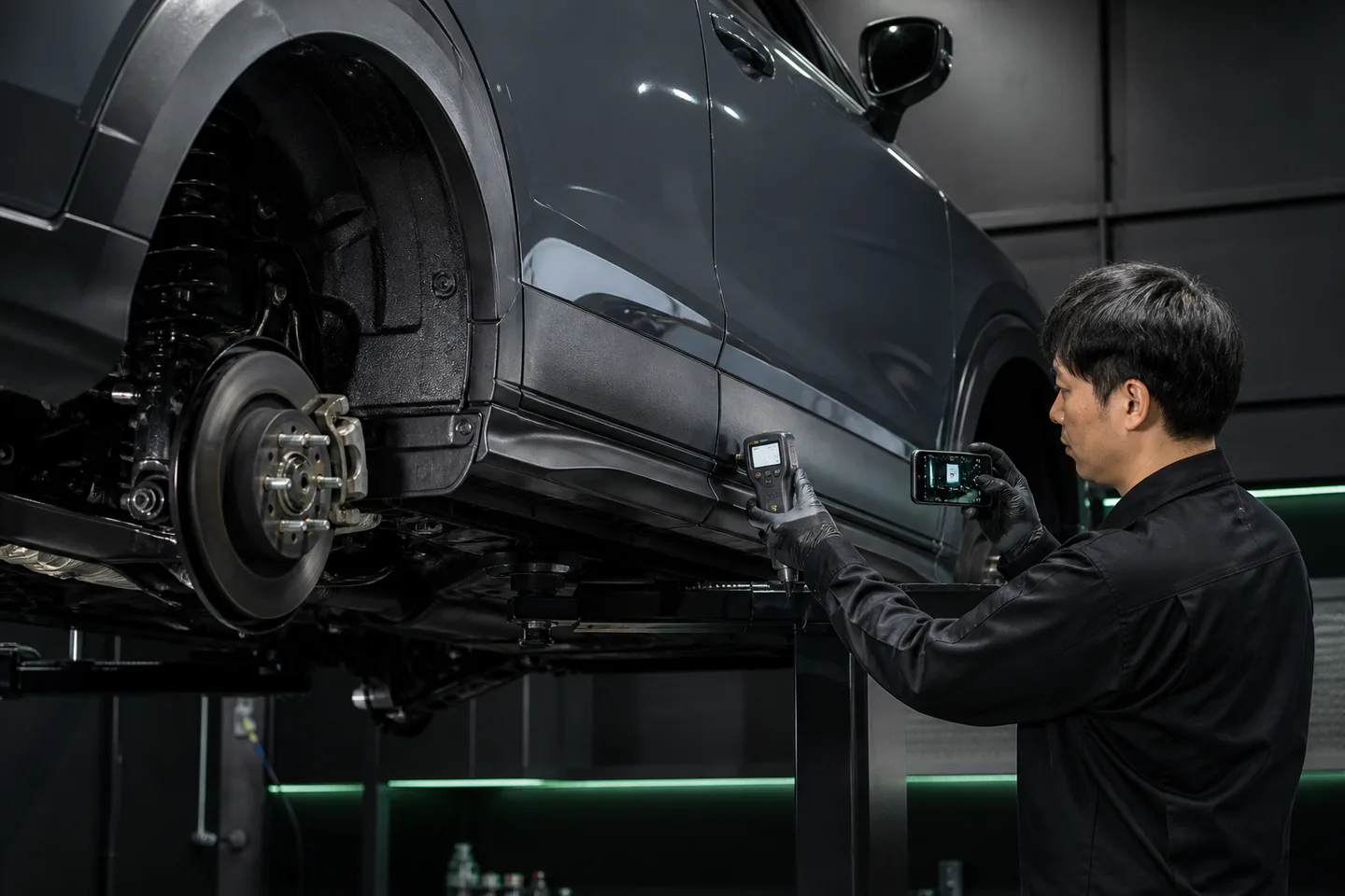 Контроль антикоррозийной защиты кузова Mazda