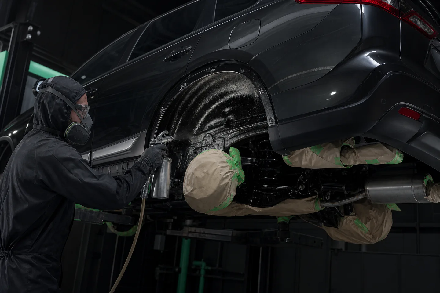 Контроль антикоррозийной защиты кузова Mitsubishi