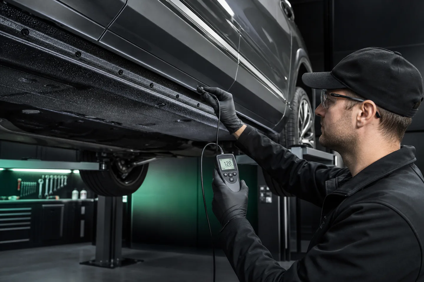 Контроль антикоррозийной защиты кузова Volvo
